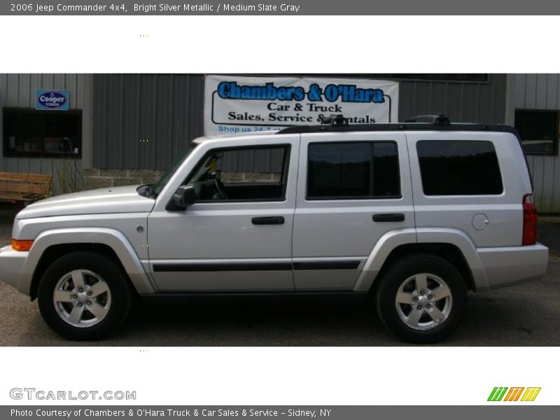 Bright Silver Metallic / Medium Slate Gray 2006 Jeep Commander 4x4