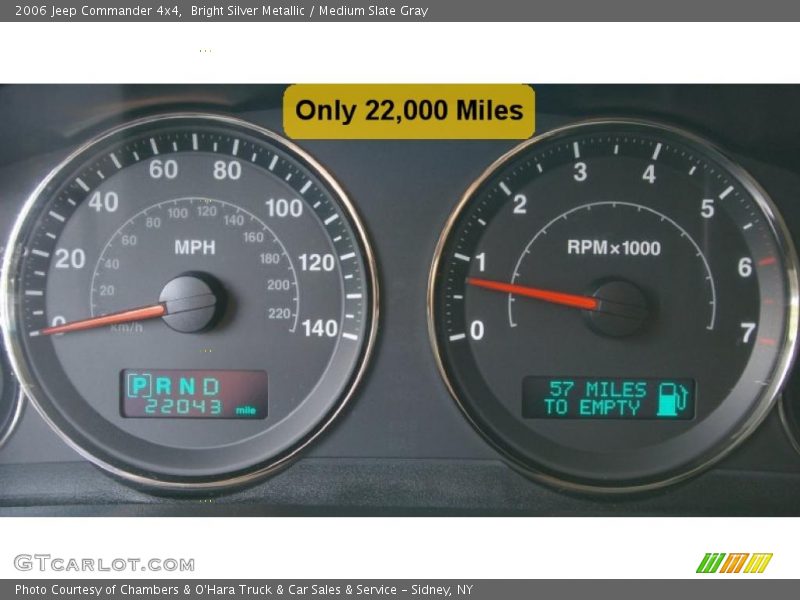 Bright Silver Metallic / Medium Slate Gray 2006 Jeep Commander 4x4
