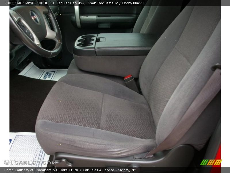 Sport Red Metallic / Ebony Black 2007 GMC Sierra 2500HD SLE Regular Cab 4x4