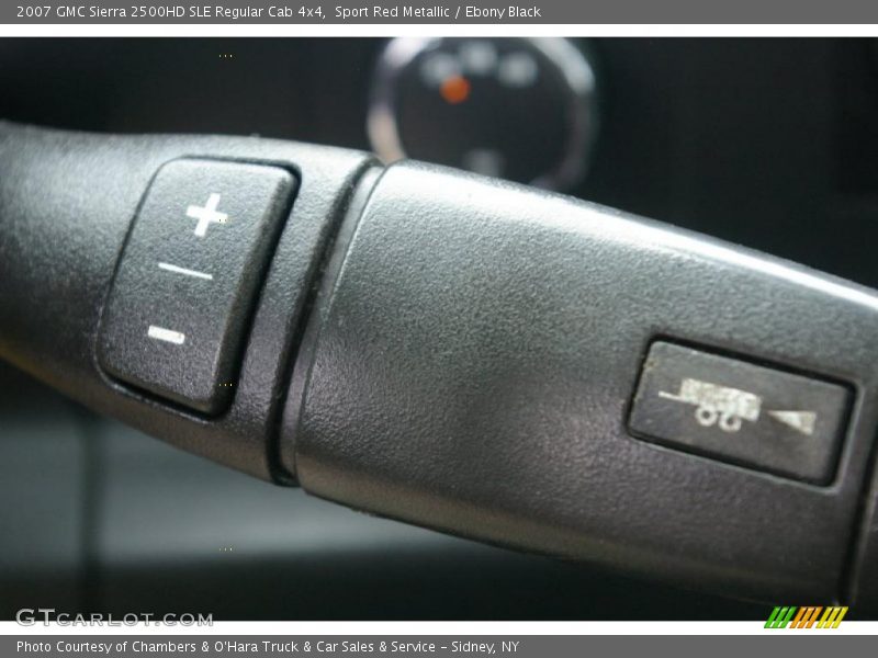 Sport Red Metallic / Ebony Black 2007 GMC Sierra 2500HD SLE Regular Cab 4x4