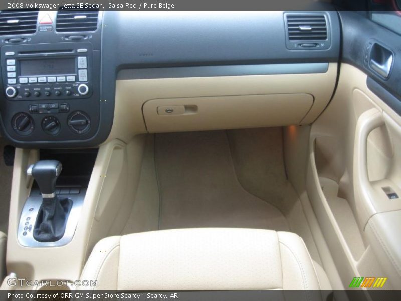 Salsa Red / Pure Beige 2008 Volkswagen Jetta SE Sedan