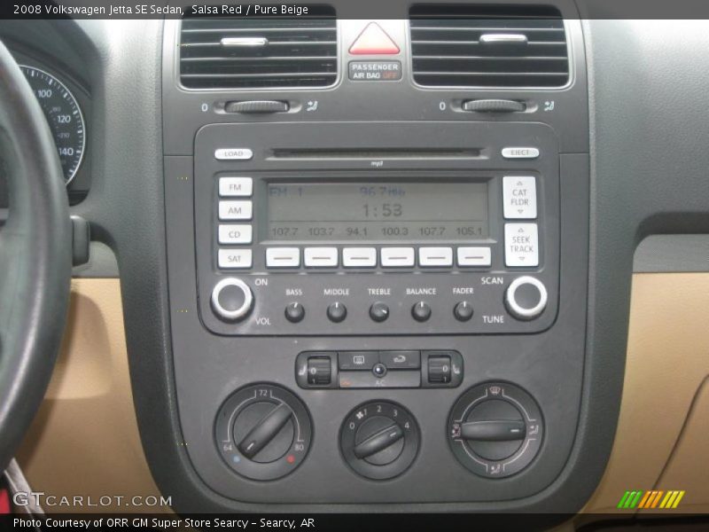 Salsa Red / Pure Beige 2008 Volkswagen Jetta SE Sedan