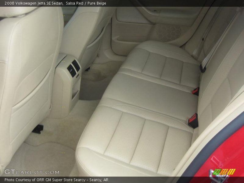 Salsa Red / Pure Beige 2008 Volkswagen Jetta SE Sedan