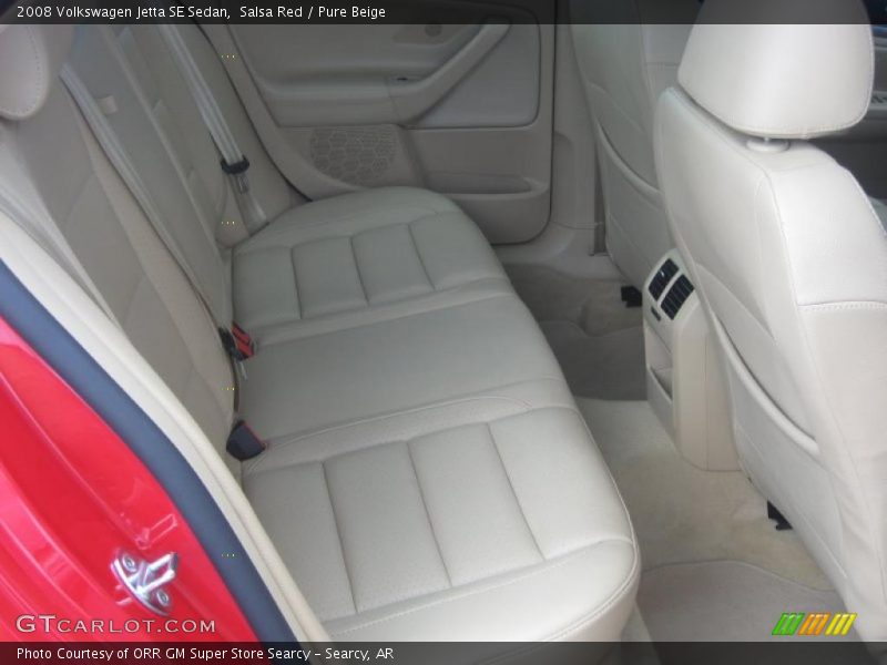 Salsa Red / Pure Beige 2008 Volkswagen Jetta SE Sedan