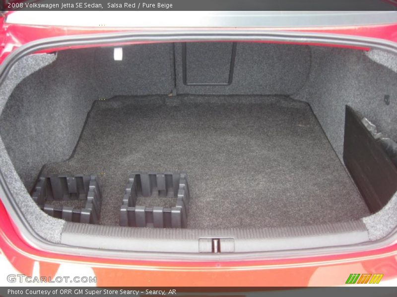 Salsa Red / Pure Beige 2008 Volkswagen Jetta SE Sedan