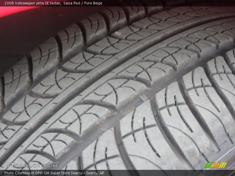 Salsa Red / Pure Beige 2008 Volkswagen Jetta SE Sedan