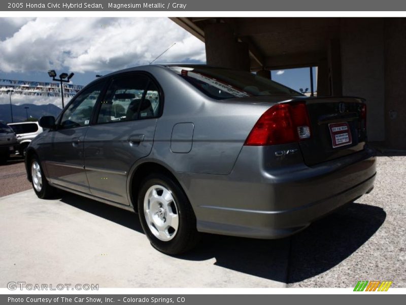 Magnesium Metallic / Gray 2005 Honda Civic Hybrid Sedan