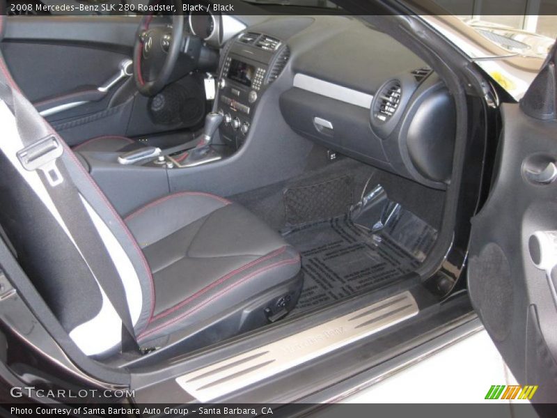 Black / Black 2008 Mercedes-Benz SLK 280 Roadster