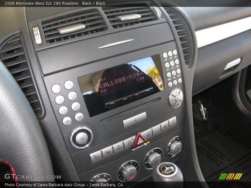 Black / Black 2008 Mercedes-Benz SLK 280 Roadster