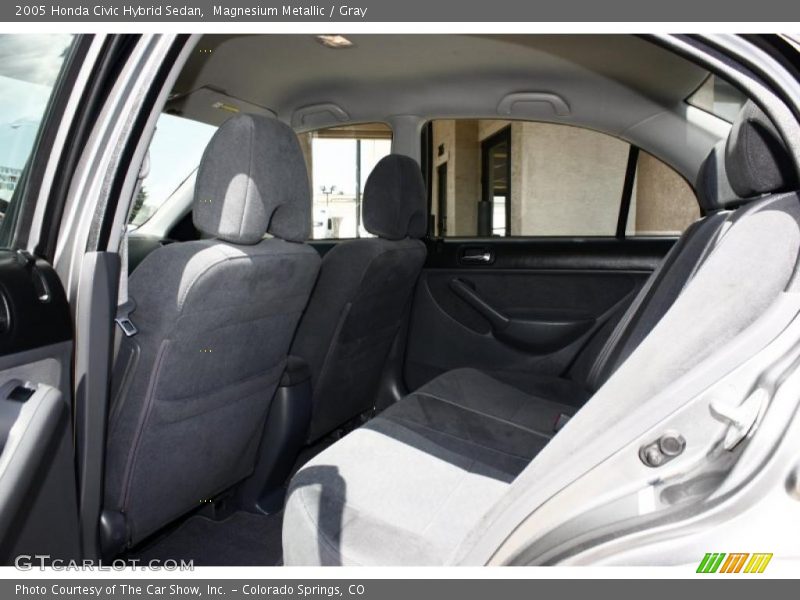 Magnesium Metallic / Gray 2005 Honda Civic Hybrid Sedan