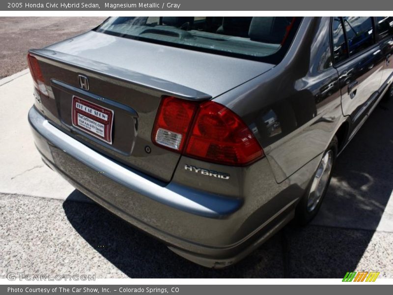 Magnesium Metallic / Gray 2005 Honda Civic Hybrid Sedan