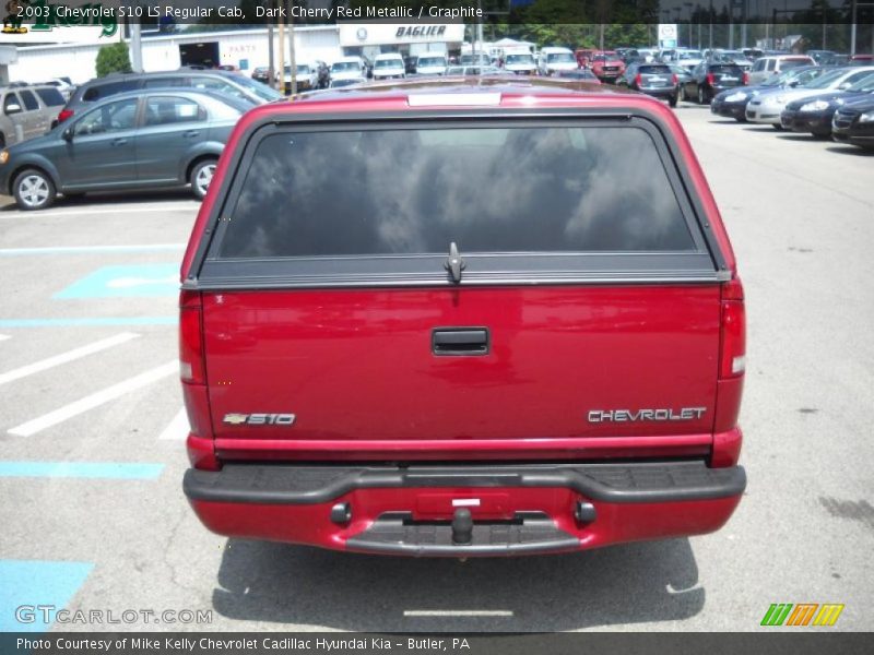 Dark Cherry Red Metallic / Graphite 2003 Chevrolet S10 LS Regular Cab