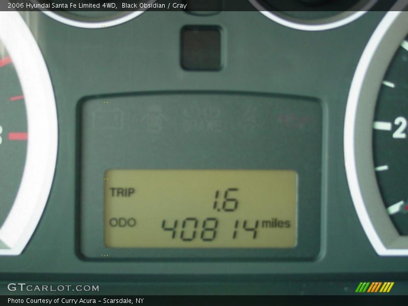 Black Obsidian / Gray 2006 Hyundai Santa Fe Limited 4WD