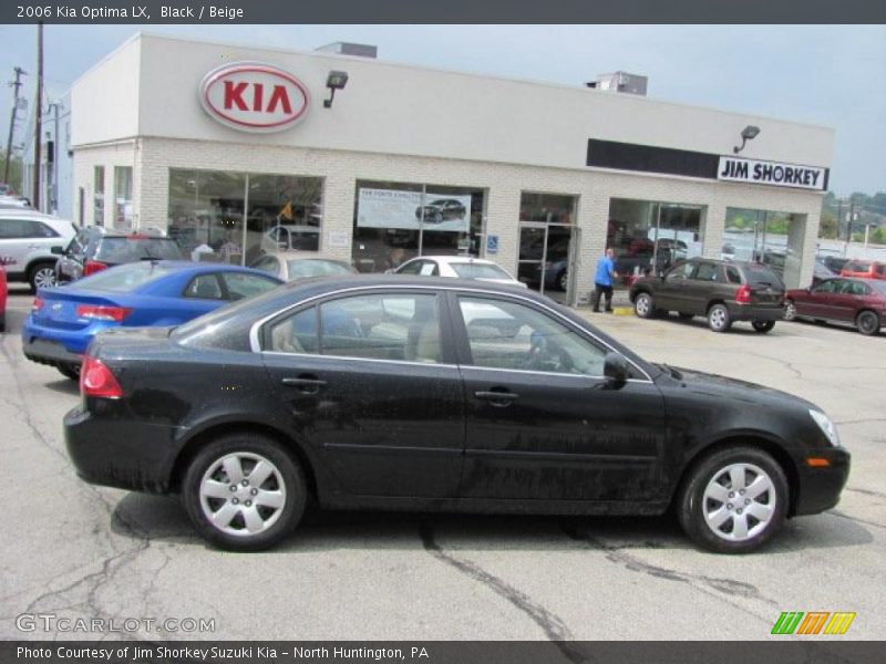 Black / Beige 2006 Kia Optima LX
