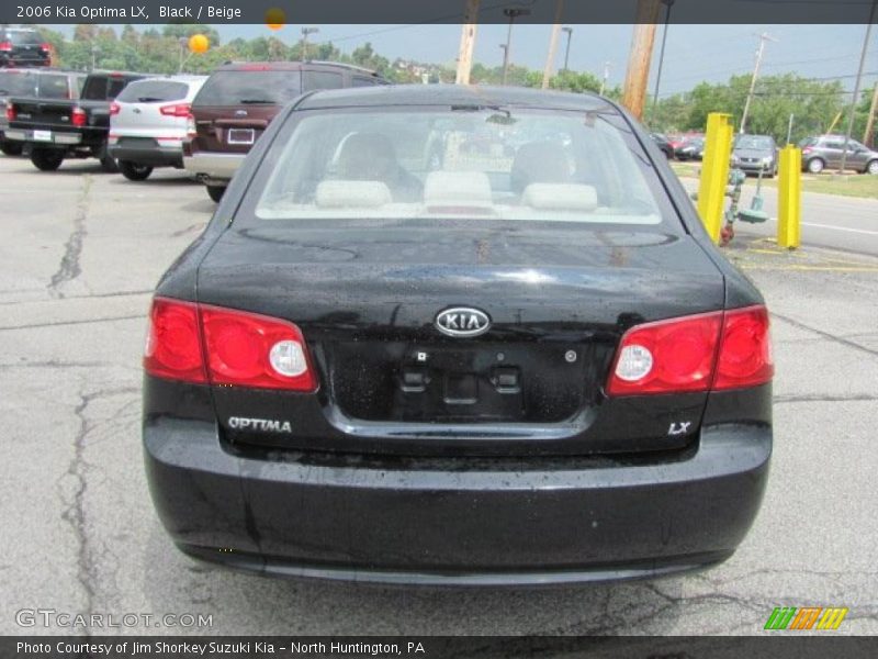 Black / Beige 2006 Kia Optima LX