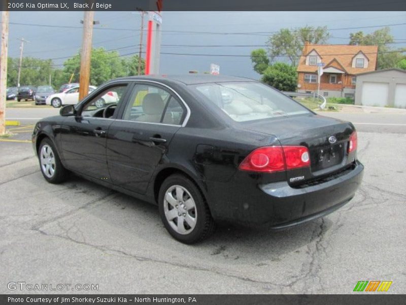 Black / Beige 2006 Kia Optima LX