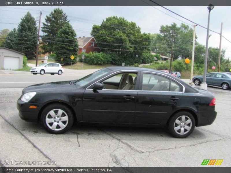 Black / Beige 2006 Kia Optima LX