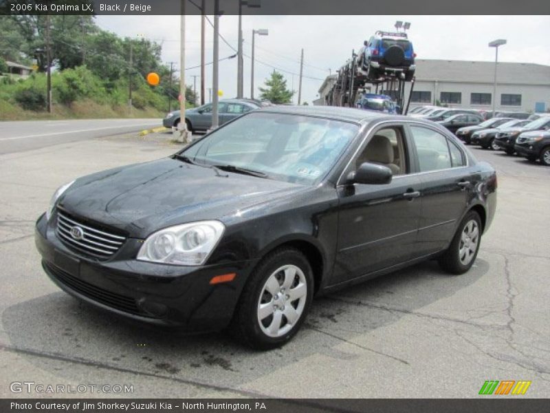 Black / Beige 2006 Kia Optima LX