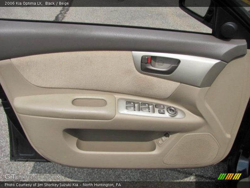 Black / Beige 2006 Kia Optima LX