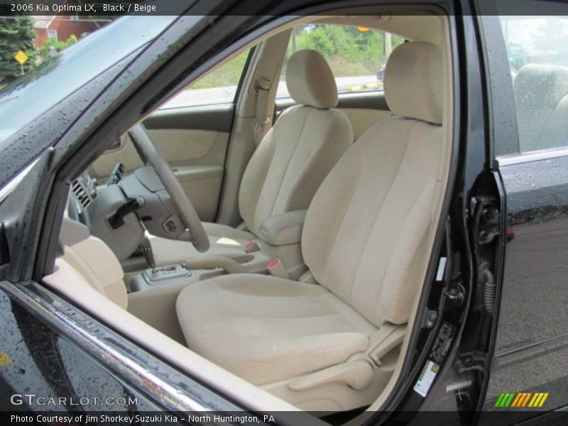 Black / Beige 2006 Kia Optima LX
