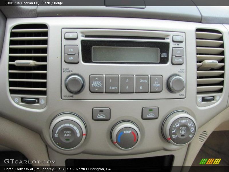 Black / Beige 2006 Kia Optima LX