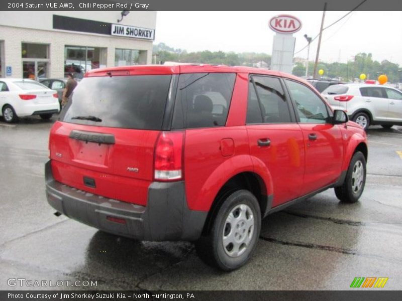 Chili Pepper Red / Gray 2004 Saturn VUE AWD