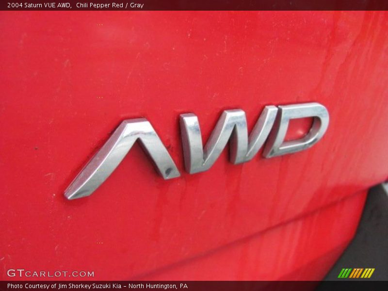Chili Pepper Red / Gray 2004 Saturn VUE AWD