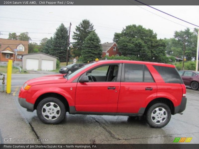 Chili Pepper Red / Gray 2004 Saturn VUE AWD