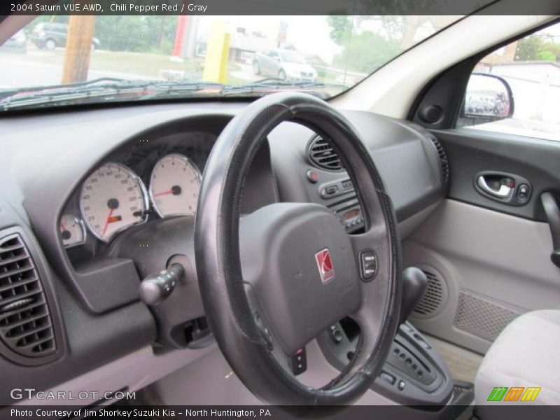 Chili Pepper Red / Gray 2004 Saturn VUE AWD