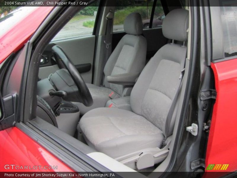 Chili Pepper Red / Gray 2004 Saturn VUE AWD