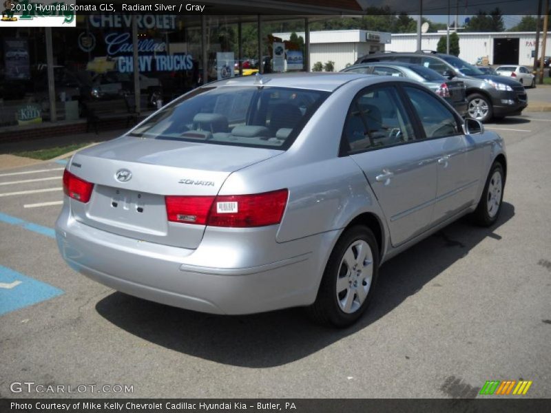 Radiant Silver / Gray 2010 Hyundai Sonata GLS