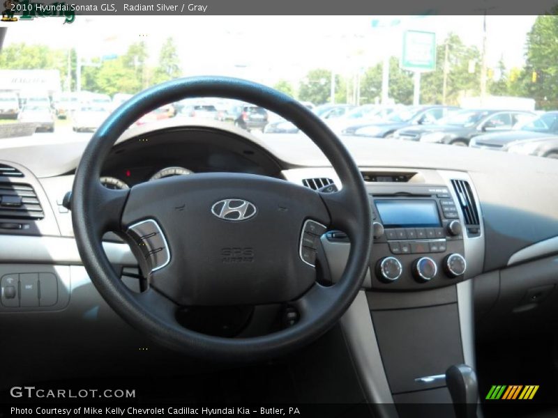 Radiant Silver / Gray 2010 Hyundai Sonata GLS