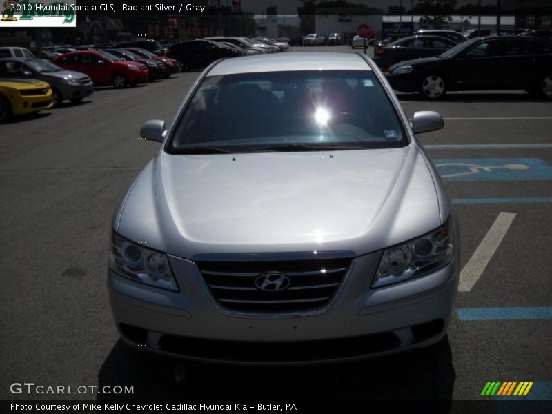 Radiant Silver / Gray 2010 Hyundai Sonata GLS