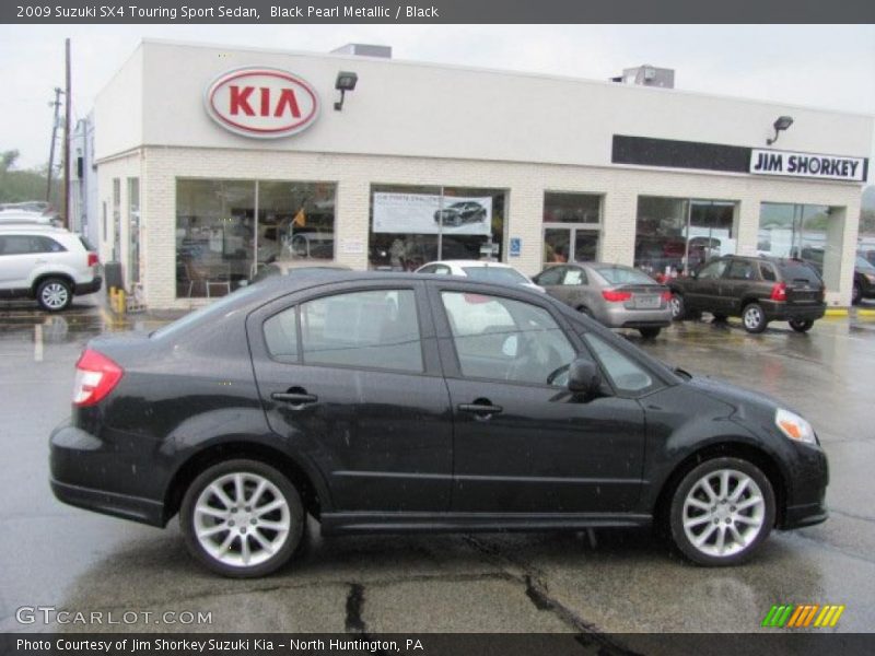 Black Pearl Metallic / Black 2009 Suzuki SX4 Touring Sport Sedan