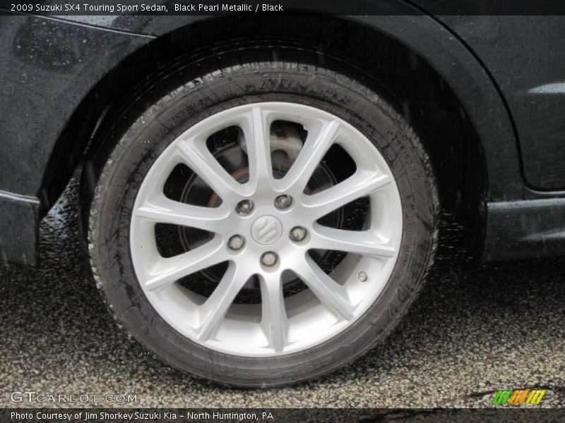 Black Pearl Metallic / Black 2009 Suzuki SX4 Touring Sport Sedan