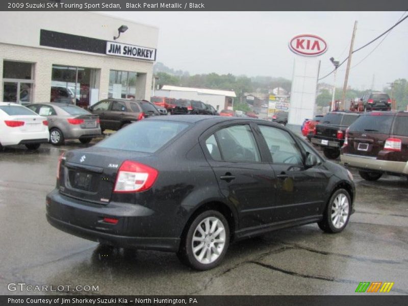 Black Pearl Metallic / Black 2009 Suzuki SX4 Touring Sport Sedan