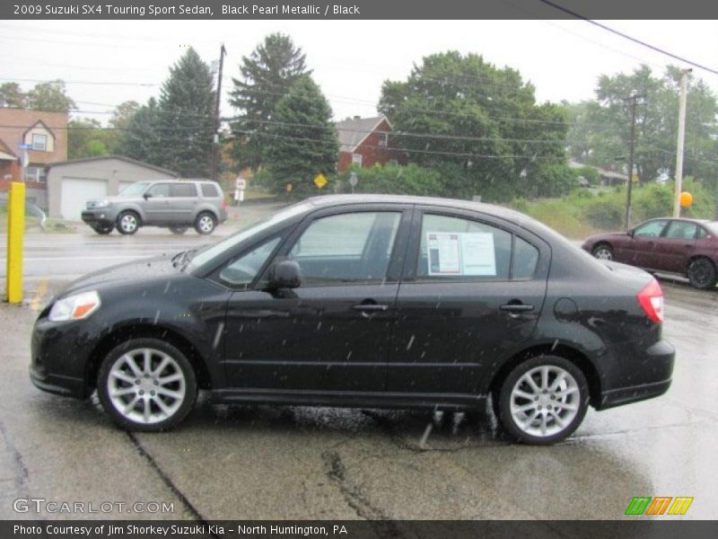 Black Pearl Metallic / Black 2009 Suzuki SX4 Touring Sport Sedan