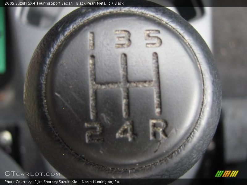 Black Pearl Metallic / Black 2009 Suzuki SX4 Touring Sport Sedan