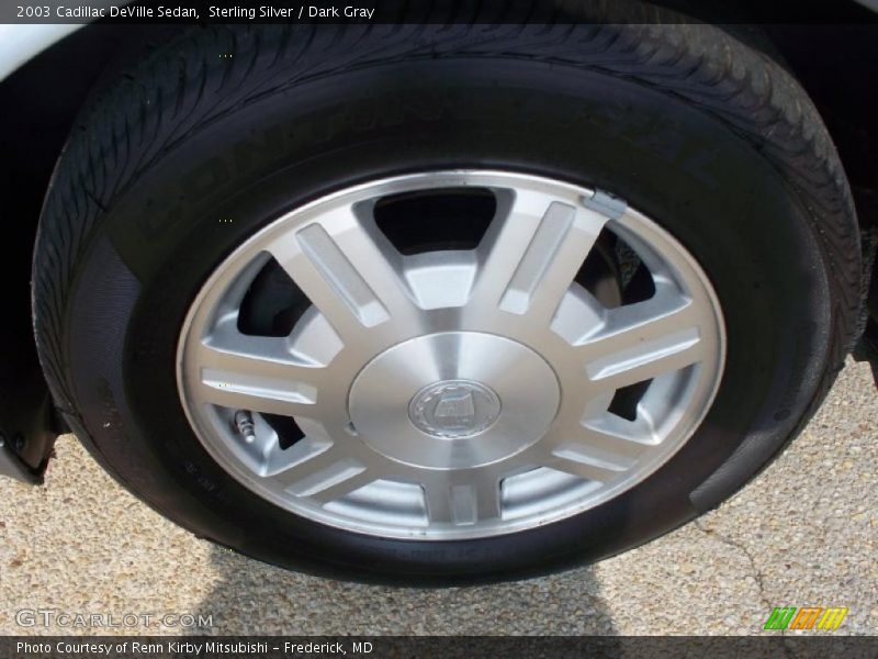 Sterling Silver / Dark Gray 2003 Cadillac DeVille Sedan