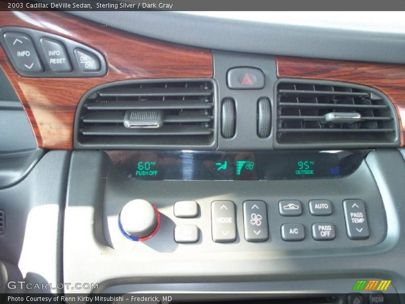 Sterling Silver / Dark Gray 2003 Cadillac DeVille Sedan