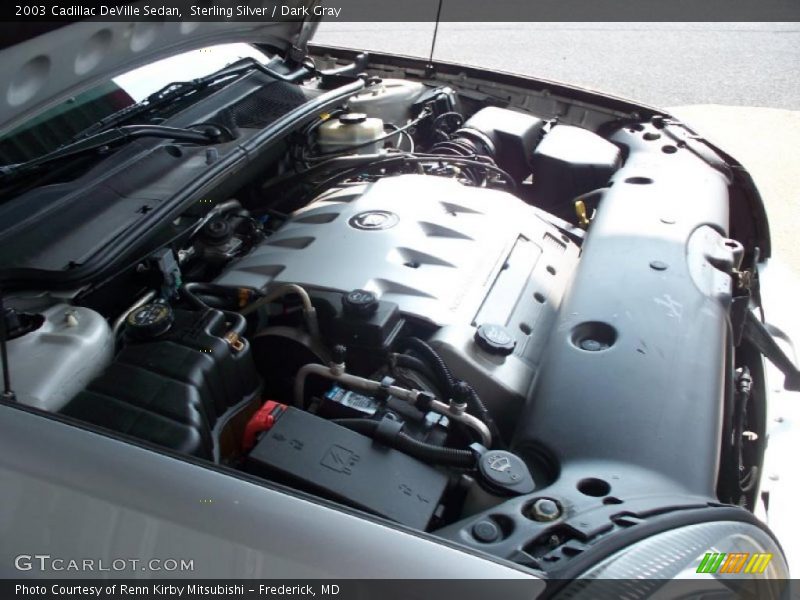 Sterling Silver / Dark Gray 2003 Cadillac DeVille Sedan
