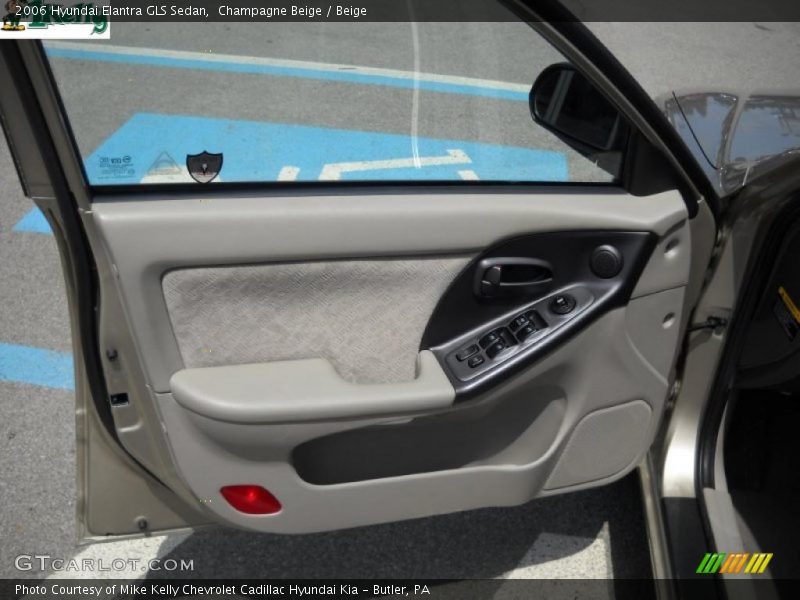 Champagne Beige / Beige 2006 Hyundai Elantra GLS Sedan