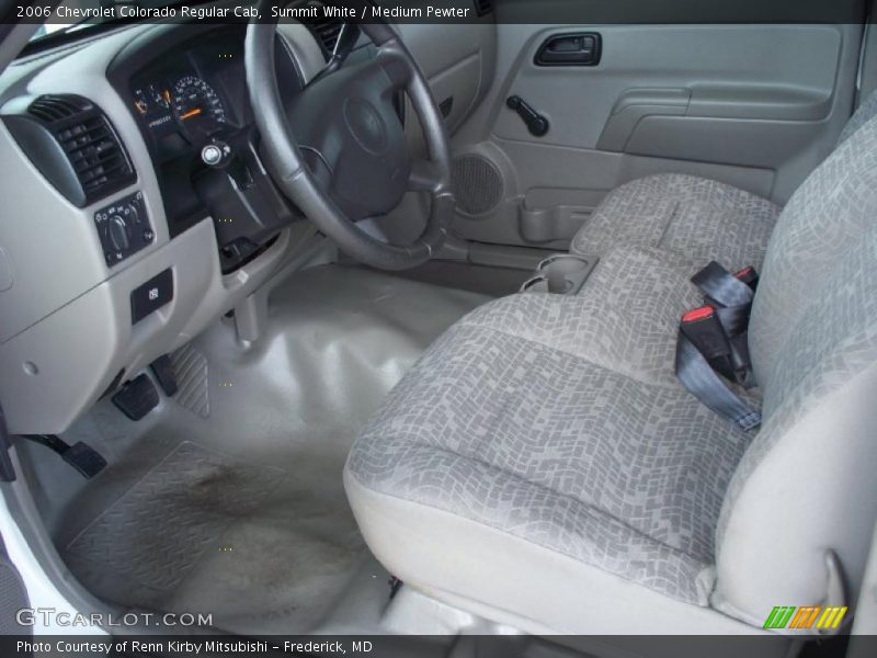 Summit White / Medium Pewter 2006 Chevrolet Colorado Regular Cab