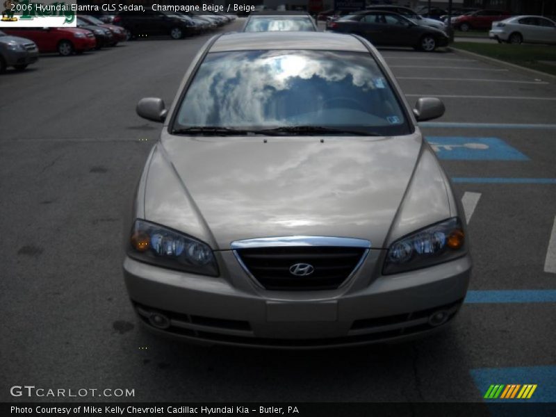 Champagne Beige / Beige 2006 Hyundai Elantra GLS Sedan