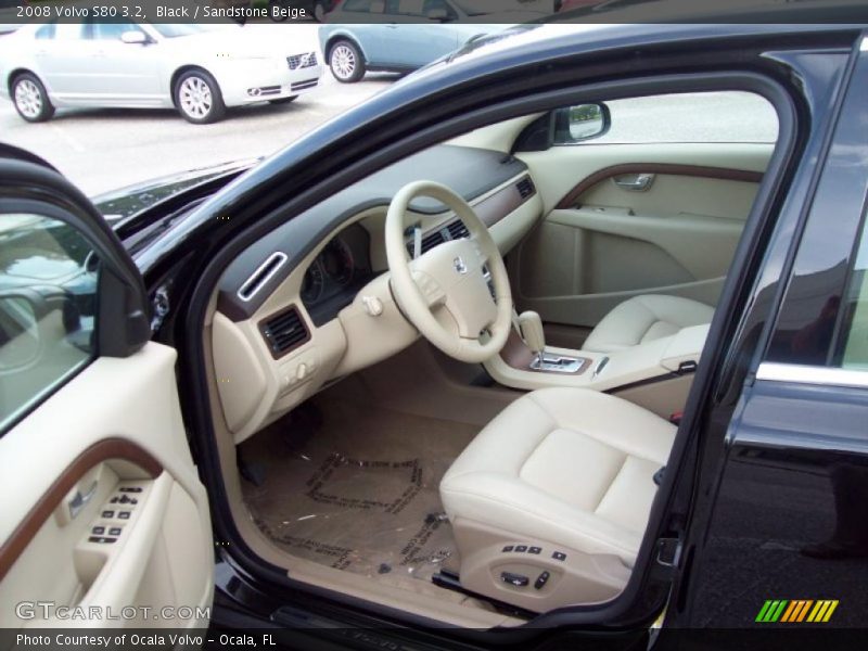 Black / Sandstone Beige 2008 Volvo S80 3.2