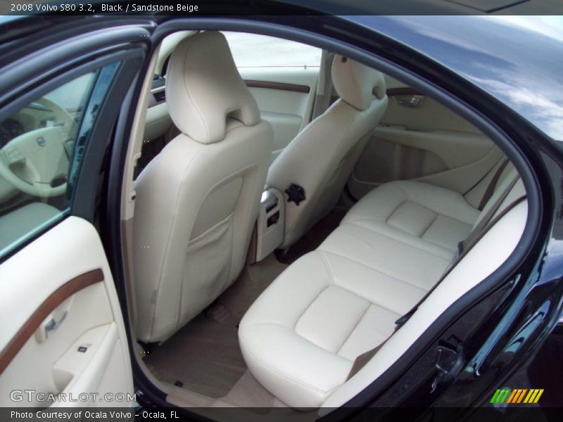 Black / Sandstone Beige 2008 Volvo S80 3.2