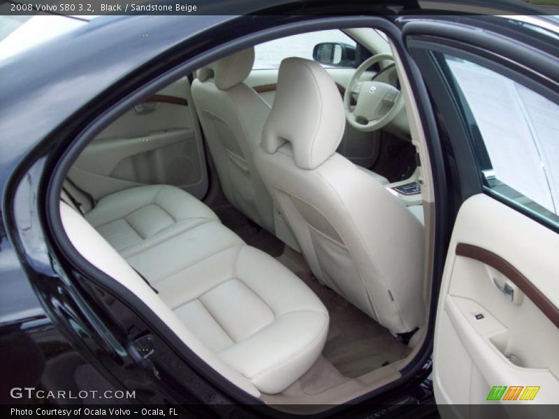 Black / Sandstone Beige 2008 Volvo S80 3.2