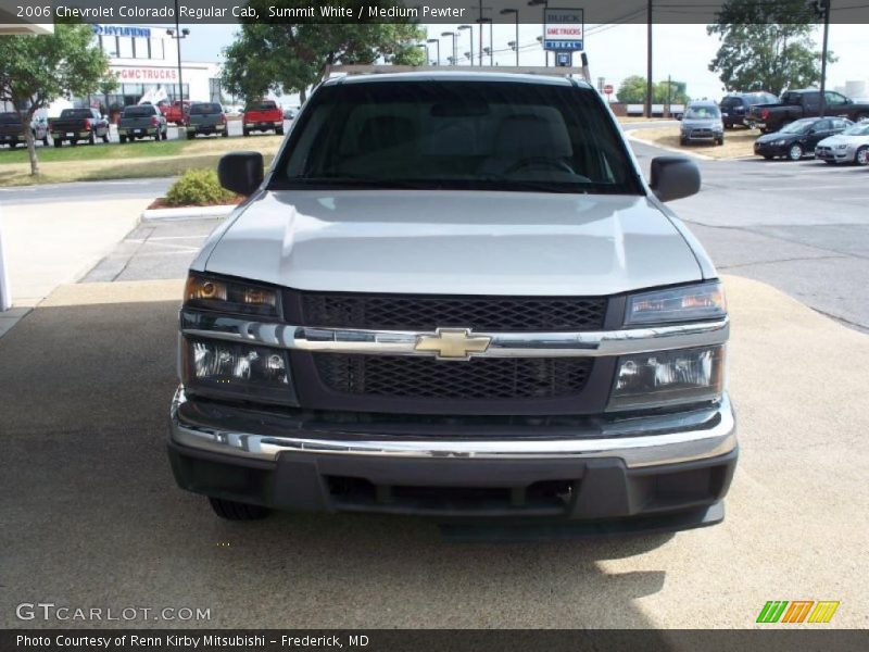 Summit White / Medium Pewter 2006 Chevrolet Colorado Regular Cab