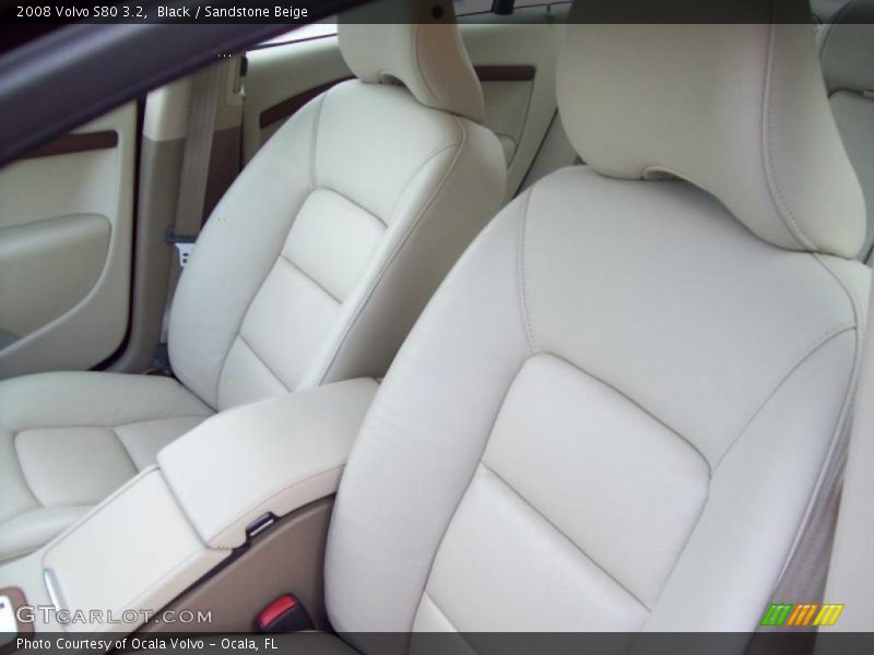 Black / Sandstone Beige 2008 Volvo S80 3.2