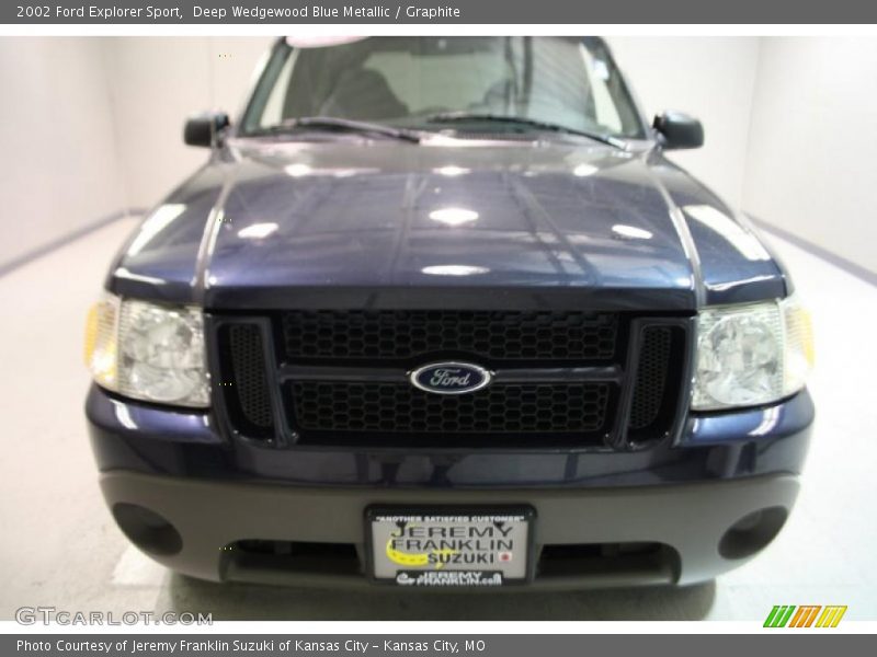 Deep Wedgewood Blue Metallic / Graphite 2002 Ford Explorer Sport